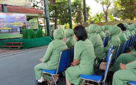 Dandim Tegal Berikan Jam Komandan Kepada Seluruh Anggota