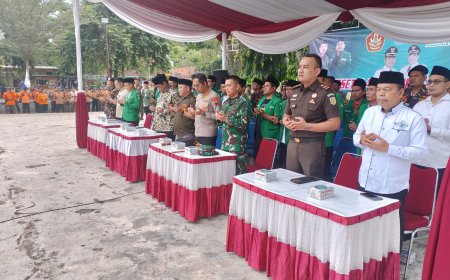 Dandim Tegal Hadiri Apel Kesetiaan Kader Ansor-Banser PC GP Ansor Kabupaten Tegal