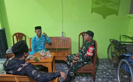 Babinsa Koramil Slawi Datangi Pak Tarno, Ada apa
