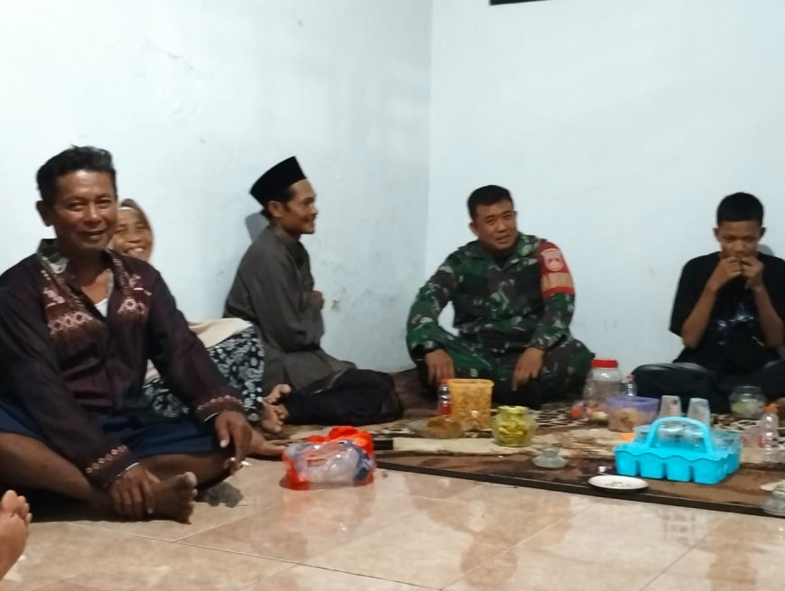 Hari Raya Idul Fitri, Serda Supriyanto Silahturahmi Dengan Warga Binaan