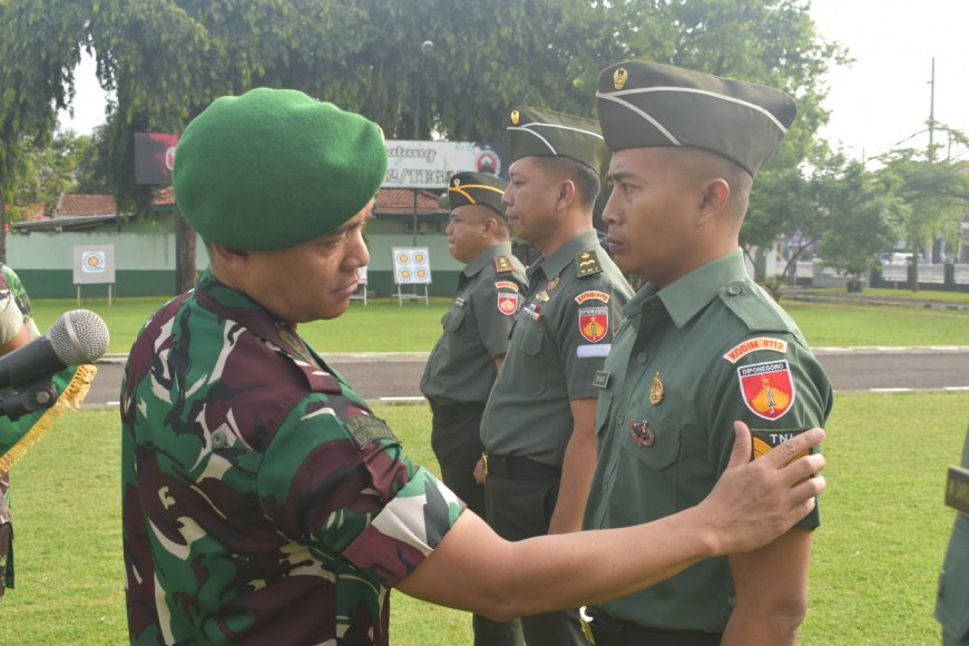 Kodim 0712 Tegal Gelar Upacara Kenaikan Pangkat Periode 1 April 2025