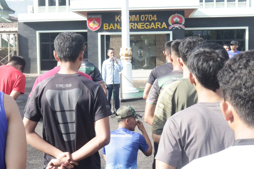 Dandim Banjarnegara Beri Motivasi 106 Calon Prajurit Siapkan Diri Tampilkan yang Terbaik