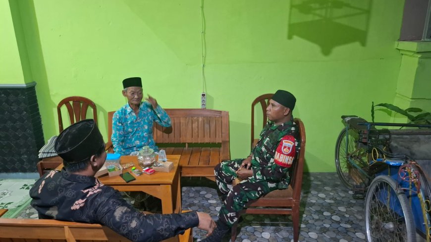 Babinsa Koramil Slawi Datangi Pak Tarno, Ada apa