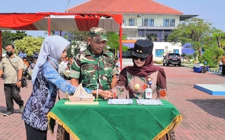 Kasdim 0712/Tegal Hadiri Upacara Pembukaan TMMD Sengkuyung Tahap II  tahun 2025