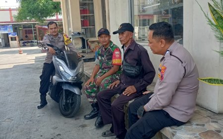 Komsos Dengan Security, Babinsa Suradadi Himbau Tingkatkan Keamanan
