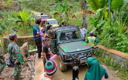 Akses Mobil Kini Terbuka, Warga Sangkanjaya Sambut Jalan Baru Hasil TMMD Sengkuyung II 2025