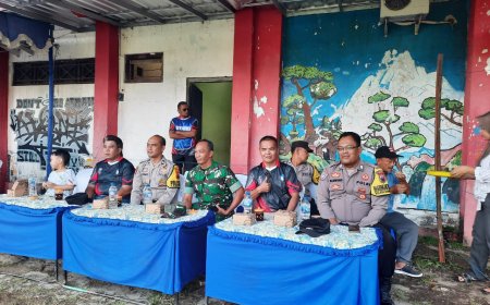 Danramil 16 Margasari Hadiri Pembukaan Turnamen Sepak Bola Margasari Open