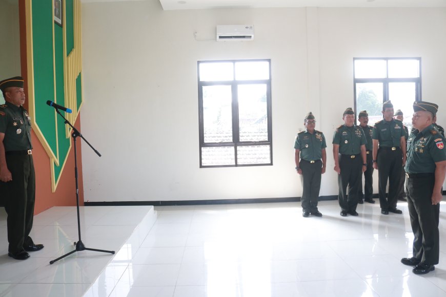 Lepas Tugas Jaga Dedikasi Kapten Inf Asep Zaenal Pindah Satuan ke Kodim 0703 Cilacap