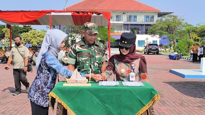 Kasdim 0712/Tegal Hadiri Upacara Pembukaan TMMD Sengkuyung Tahap II  tahun 2025