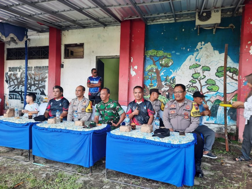 Danramil 16 Margasari Hadiri Pembukaan Turnamen Sepak Bola Margasari Open