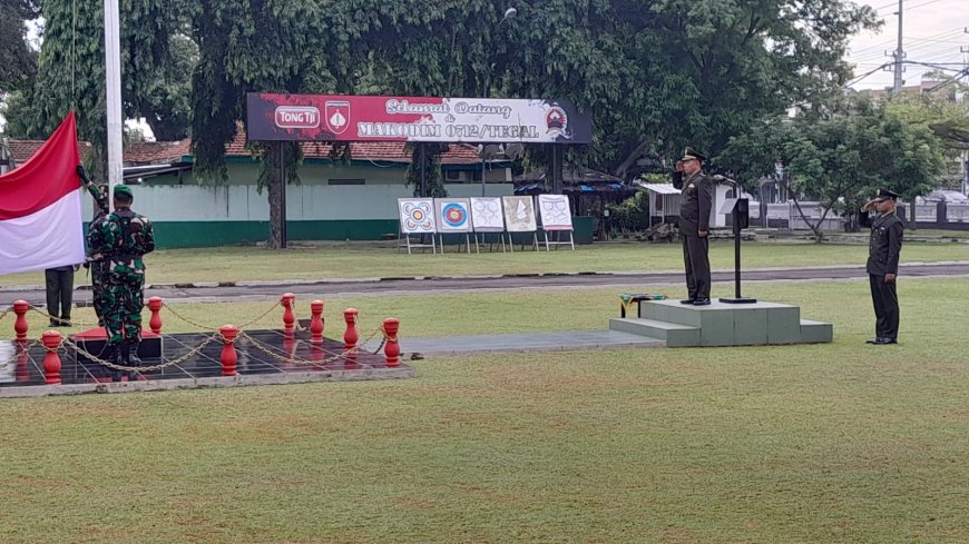 Kodim 0712/Tegal Gelar Upacara Peringatan Hari Lahir Pancasila Tahun 2025