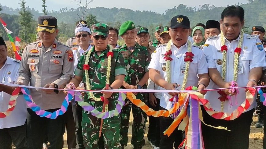 TMMD Sengkuyung Tahap II Tahun 2025 di Desa Sangkanjaya, Kecamatan Balapulang, Kabupaten Tegal Resmi Ditutup