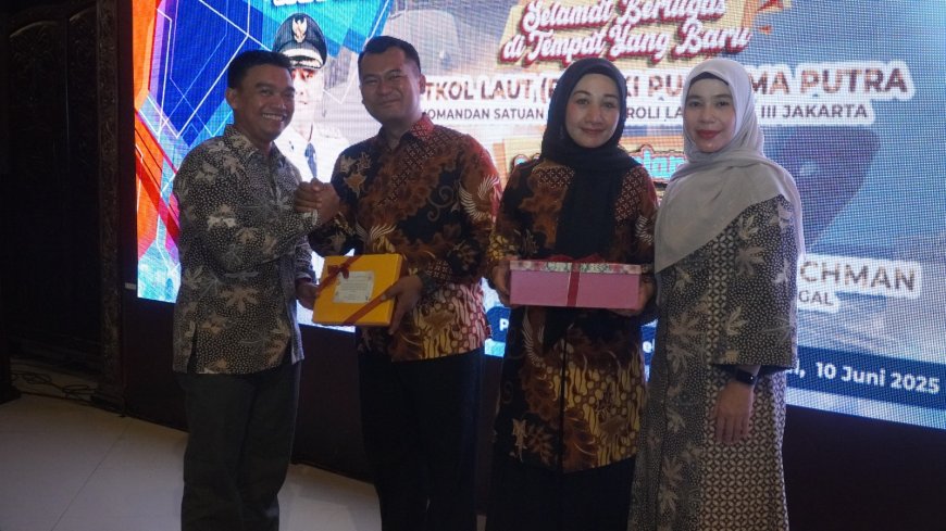 Dandim 0712 Tegal Hadiri Acara Pisah Sambut Danlanal Tegal di Pendopo Ki Gede Sebayu