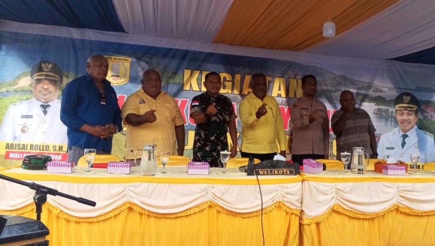 Dandim Jayapura Dukung Program Walikota Jayapura Turun Kampung Wujudkan Komitmen Membangun Dari Pinggiran