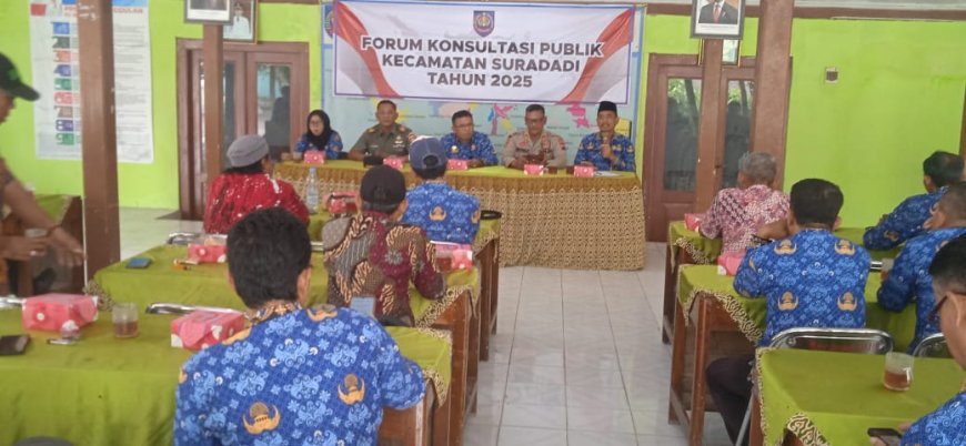 Danramil 05 Suradadi Hadiri Forum Komunikasi Publik Kecamatan Suradadi