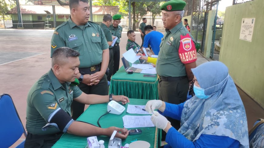 Kodim 0712 Tegal Gandeng Puskesmas Dukuhturi Gelar Pemeriksaan Kesehatan Gratis untuk Prajurit dan PNS