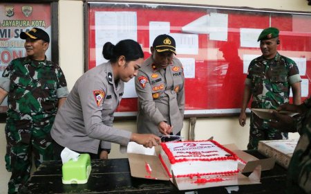 Kodim Jayapura Berikan Ucapan Selamat HUT Bhayangkara ke-79 “Polri Untuk Masyarakat”