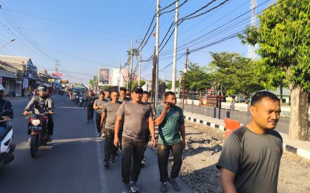 Kapten Arm Tarsono Pimpin Apel Pagi dan Olahraga Bersama di Kodim 0712/Tegal