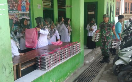 Koramil 17 Balapulang Dampingi Distribusi Makanan Bergizi Gratis (MBG) Untuk Ribuan Siswa di Kecamatan Balapulang