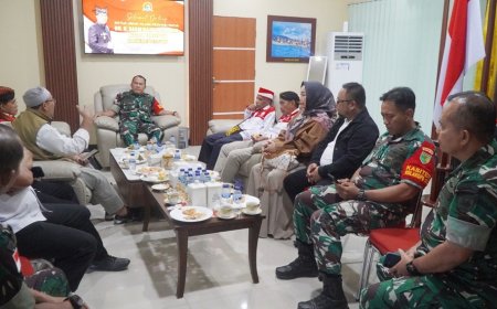 Danrem 172/PWY dan Forkom LKN Papua Bahas Sinergi Jaga Persatuan dan Ketahanan Pangan