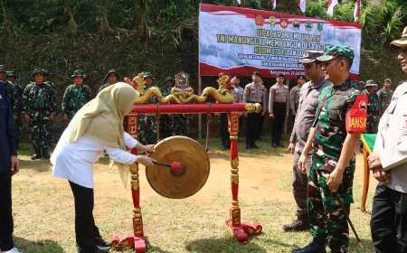 Sinergi TNI dan Pemerintah TMMD Sengkuyung Tahap III Resmi Dimulai di Desa Pasegeran Banjarnegara