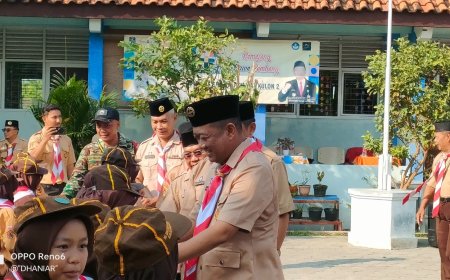 Serda Lestariyono Hadiri Pelantikan Pramuka Garadu di SD Negeri 2 Kalinyamat Kulon