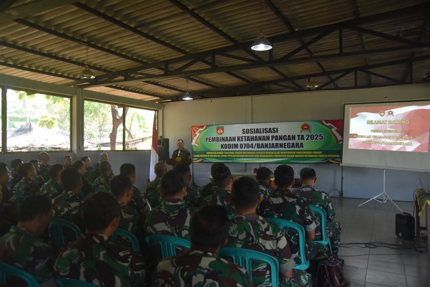 Kodim 0704/Banjarnegara Gelar Sosialisasi Ketahanan Pangan di Era Digital
