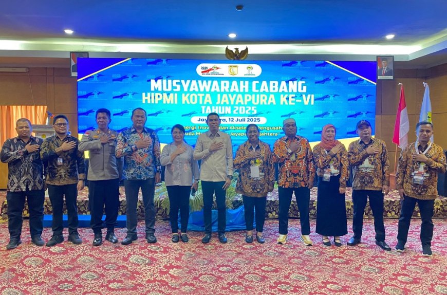 Danrem 172/PWY Hadiri MUSCAB VI HIPMI Kota Jayapura: Dorong Sinergi Pengusaha Muda untuk Papua Sejahtera