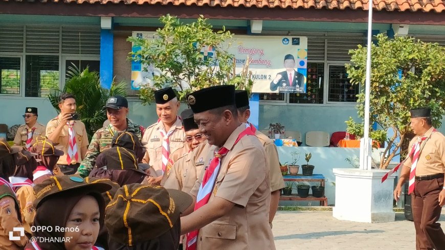 Serda Lestariyono Hadiri Pelantikan Pramuka Garadu di SD Negeri 2 Kalinyamat Kulon