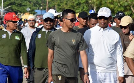 Letkol Czi Dili Eko Setyawan Ikuti Kirab Hari Santri Nasional 2025