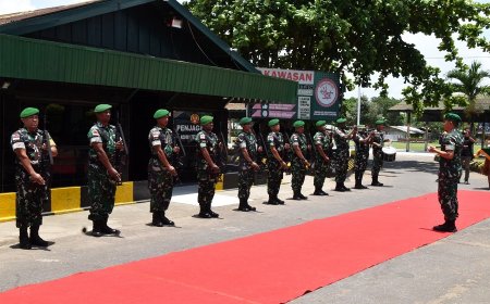 Pangdam XXIV/Mandala Trikora Mayjen TNI Lucky Avianto Kunjungi Kodim 1707/Merauke