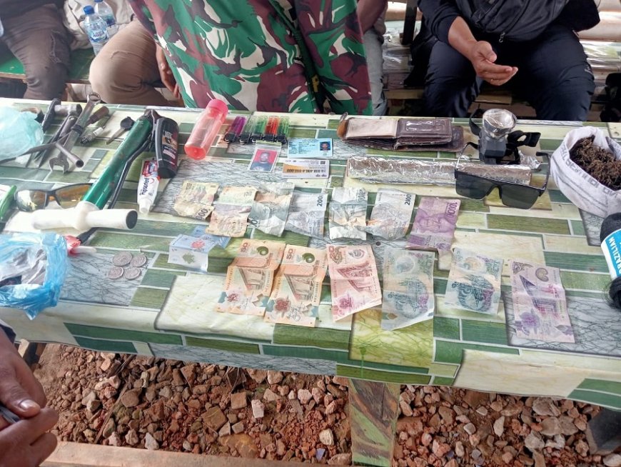 Sweeping Gabungan TNI Amankan 415 Gram Ganja di Perbatasan Papua–PNG