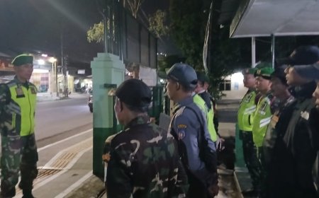 Patroli Mandiri Gabungan di Wilayah Kecamatan Dukuhturi, Berjalan Aman dan Tertib