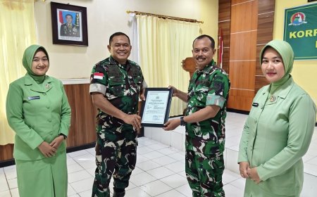 Dandim 1701/Jayapura Pimpin Korps Raport Pindah Satuan Pasi Ops Menjadi Kasdim 1716/Tolikara