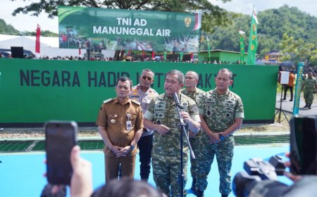 Dorong Swasembada Pangan Nasional Kasad Resmikan Pompa Hidram di Banyumas