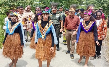 Hadiri Peresmian Gereja GSJA Solideo, Kodim 1701/Jayapura Teguhkan Komitmen Perkuat Kerukunan di Keerom
