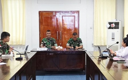 Siap Dukung Penuh, Komitmen Kodim 1701/Jayapura Dalam Rapat Sinkronisasi Data Lahan KDKMP