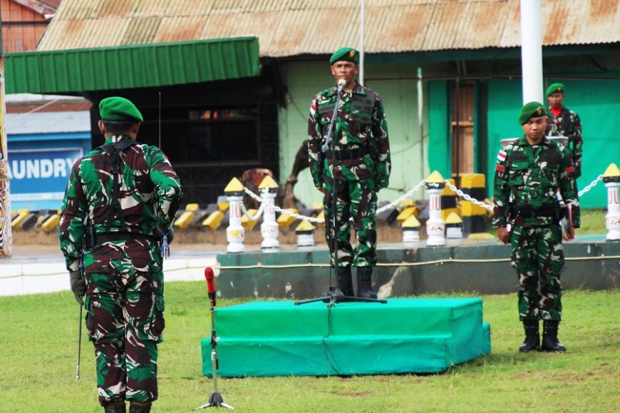 Upacara Bendera Tujuh Belasan di Merauke Berjalan Khidmat dan Penuh Semangat