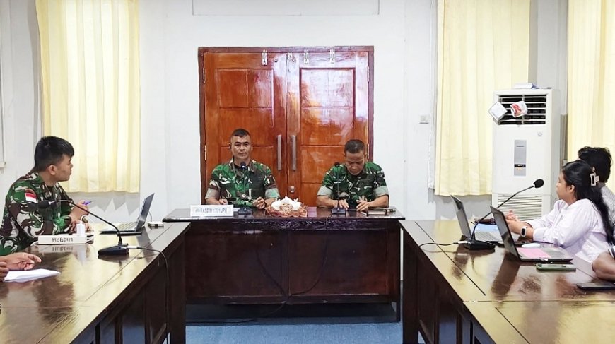 Siap Dukung Penuh, Komitmen Kodim 1701/Jayapura Dalam Rapat Sinkronisasi Data Lahan KDKMP