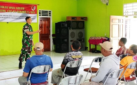 Koramil Elikobel Gelar Komsos Kreatif, Perkuat Kebersamaan dan Dukung Program Pemerintah