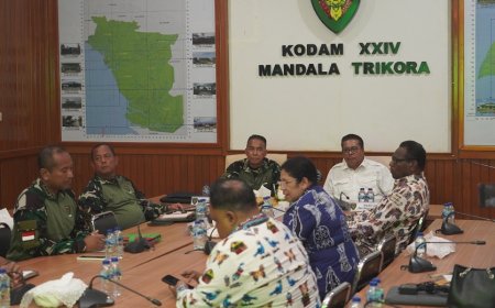 Pangdam XXIV/MT dan Bupati Merauke Menandatangani Perjanjian Kerja Sama Cetak Sawah 2025: Dorong Ketahanan Pangan Nasional