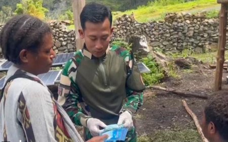 Pengobatan Merah Putih Di Ujung Timur oleh TNI AD