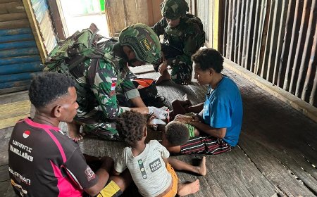 Bergerak Jangkau Daerah Terpencil, TNI Hadirkan Pelayanan Kesehatan Gratis