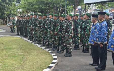 Kodim 0712 Tegal Gelar Upacara Peringatan Hari Bela Negara ke-77 Tahun 2025