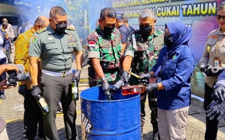 Kodim Jayapura Bersinergi Cegah Peredaran Barang Ilegal