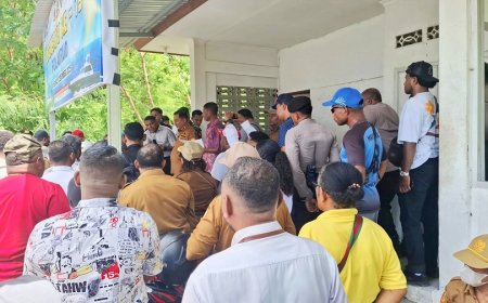 Kasdim 1701/Jayapura Dampingi Wakil Wali Kota Bahas Penyelesaian Lahan Kawasan Youtefa