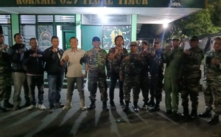 Ciptakan Rasa Aman Menjelang Pergantian Tahun, Kodim 0712 Tegal Gelar Patroli Gabungan Skala Besar