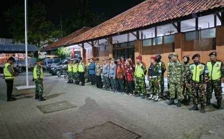 Jamin Keamanan Nataru, Kodim 0712 Tegal Laksanakan Patroli Gabungan
