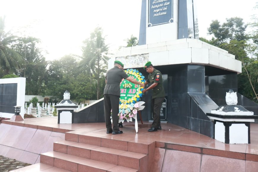 Dandim Banjarnegara Pimpin Ziarah Hari Juang TNI AD 2025