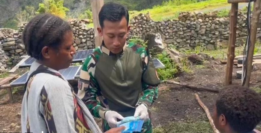 Pengobatan Merah Putih Di Ujung Timur oleh TNI AD